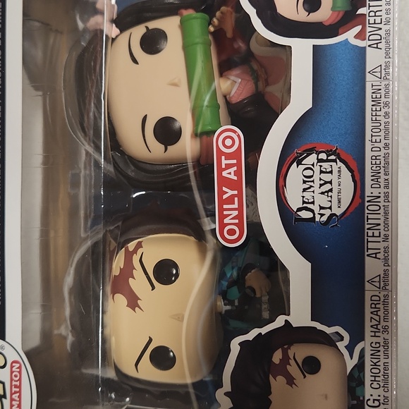 Funko Pop! Tanjiro & Nezuko Demon Slayer 2 Pack - Target Exclusive and Bonus - Picture 2 of 13